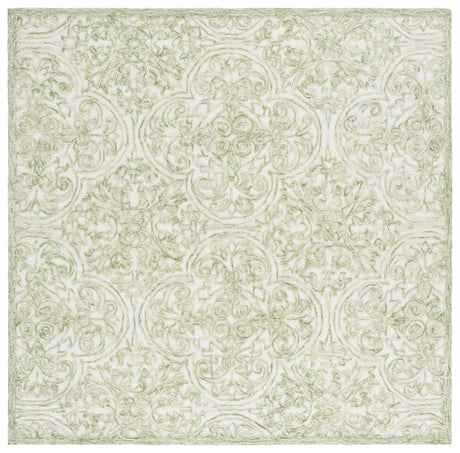 Safavieh Martha Stewart 6'-0" x 6'-0" Rug in Ivory / Green