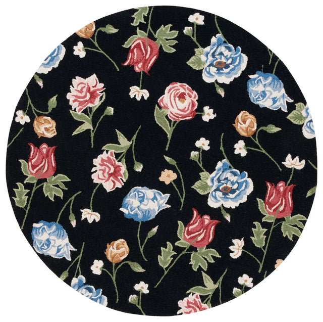 Safavieh Chelsea 6'-0" x 6'-0" Rug in Black / Red