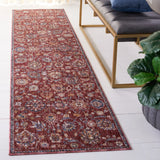 Safavieh Heirloom 700 2'-0" x 8'-0" Rug in Rust / Ivory
