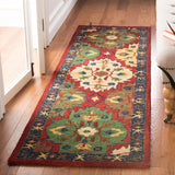Safavieh Heritage 2'-3" x 8'-0" Rug in Red / Blue