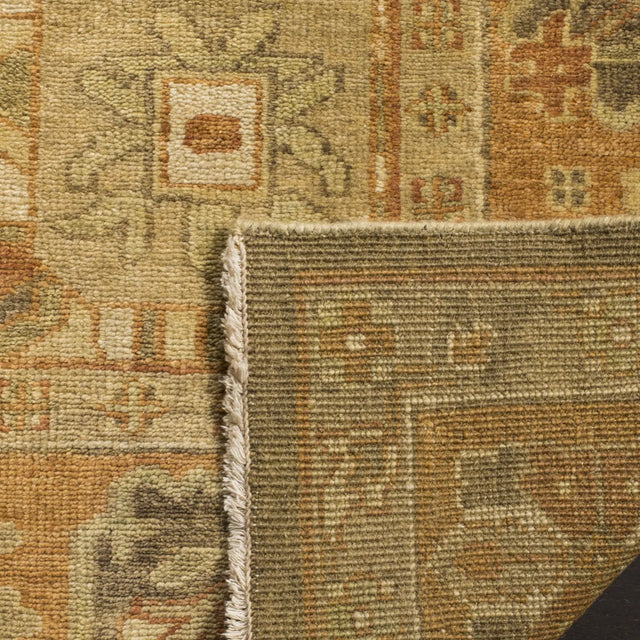Safavieh Oushak 6'-0" x 9'-0" Rug in Brown / Rust
