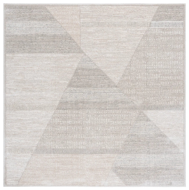 Safavieh Northport 6'-7" x 6'-7" Rug in Ivory / Grey