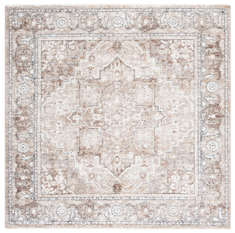 Safavieh Jasmine 5'-3" x 5'-3" Rug in Ivory / Beige