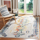Safavieh Crystal 4'-0" x 6'-0" Rug in Light Grey / Orange