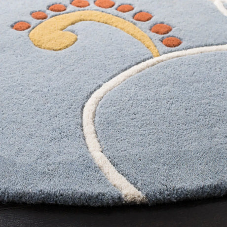 Safavieh Soho 6'-0" x 6'-0" Rug in Light Blue / Multi