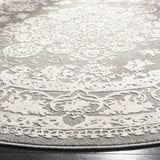 Safavieh Reflection 5'-0" x 5'-0" Rug in Dark Grey / Cream