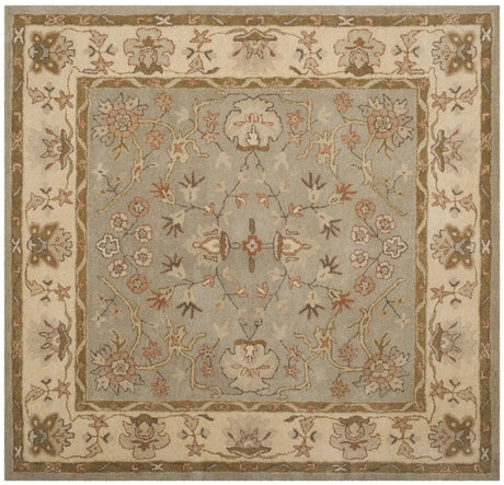 Safavieh Antiquity 6'-0" x 6'-0" Rug in Light Grey / Beige
