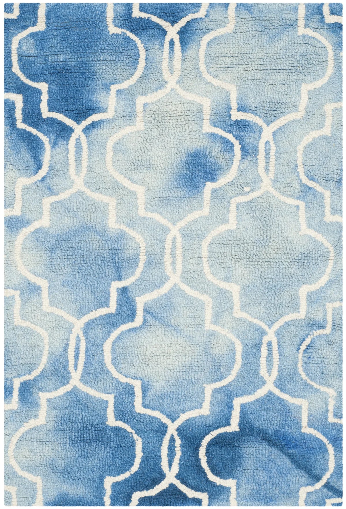 Safavieh Dip Dye 2'-0" x 3'-0" Rug in Blue / Ivory