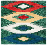Safavieh Aspen 7'-0" x 7'-0" Rug in Green / Red