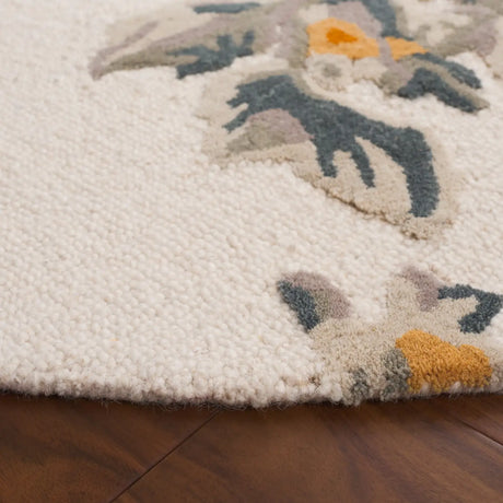 Safavieh Jardin 6'-0" x 6'-0" Rug in Ivory / Gold