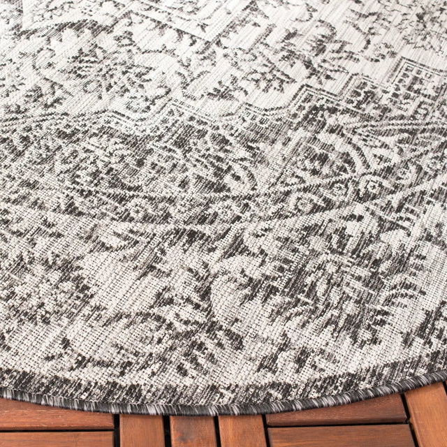 Safavieh Courtyard 6'-7" x 6'-7" Rug in Slate / Grey