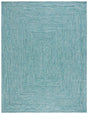 Safavieh Braided 10'-0" x 14'-0" Rug in Teal / Green