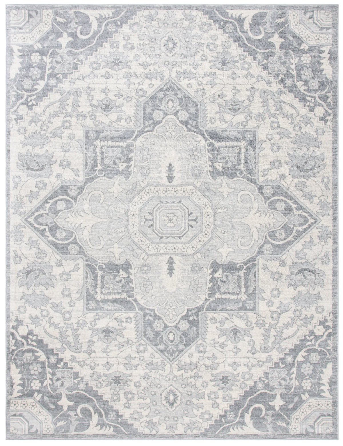 Safavieh Brentwood 10'-0" x 13'-0" Rug in Grey / Cream