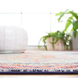 Safavieh Monaco 4'-0" x 5'-7" Rug in Rust / Multi