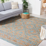 Safavieh Kilim 6'-0" x 9'-0" Rug in Blue / Natural