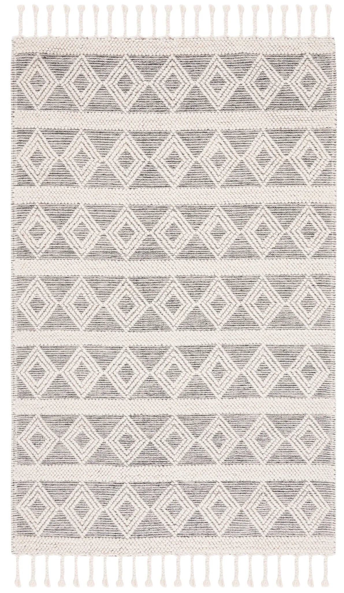 Safavieh Natura 4'-0" x 6'-0" Rug in Ivory / Black