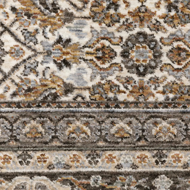 Oriental Weavers Maharaja 2061N Ivory/ Charcoal Rug - room scene 2