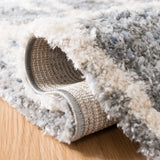 Safavieh Berber Fringe Shag 5'-3" x 7'-6" Rug in Grey / Cream