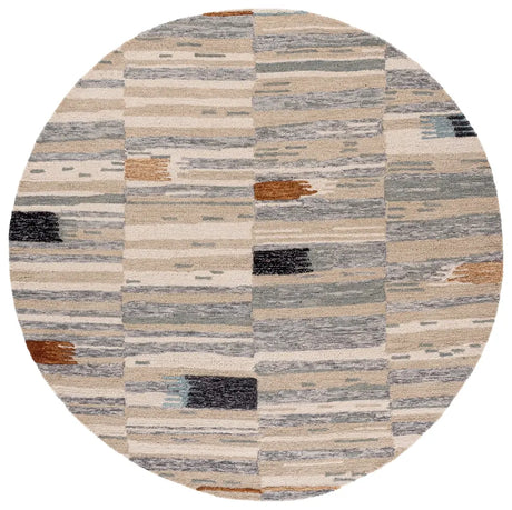 Safavieh Ebony 6'-0" x 6'-0" Rug in Ivory / Grey