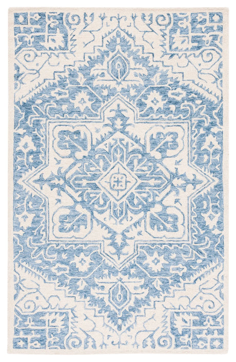 Safavieh Metro 4'-0" x 6'-0" Rug in Blue / Ivory