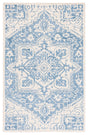Safavieh Metro 4'-0" x 6'-0" Rug in Blue / Ivory