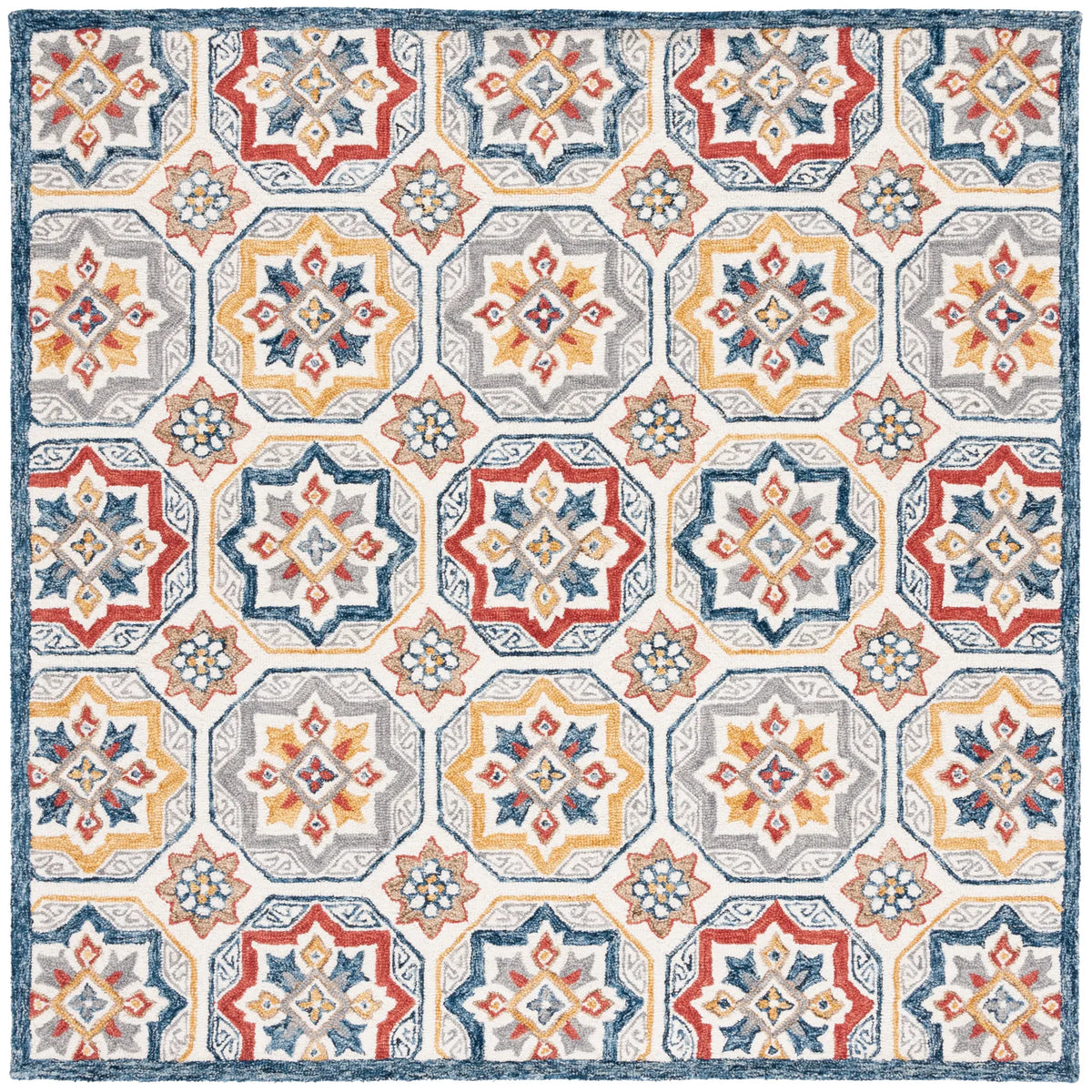 Safavieh Metro 6'-0" x 6'-0" Rug in Beige / Ivory