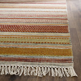 Safavieh Striped Kilim 4'-0" x 6'-0" Rug in Beige