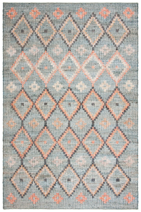 Safavieh Kilim 4'-0" x 6'-0" Rug in Charcoal / Gold