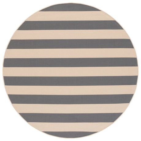 Safavieh Courtyard 6'-7" x 6'-7" Rug in Beige / Grey