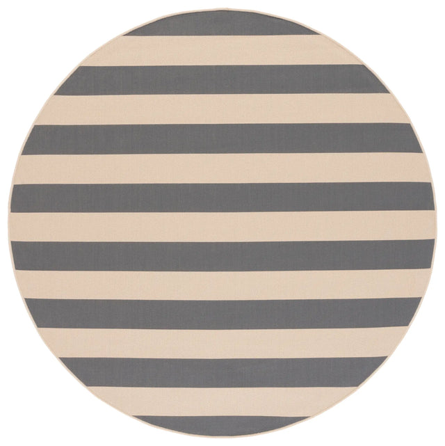 Safavieh Courtyard 6'-7" x 6'-7" Rug in Beige / Grey
