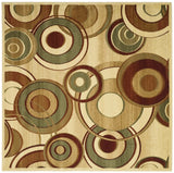 Safavieh Lyndhurst 6'-0" x 6'-0" Rug in Ivory / Multi