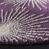 Safavieh Soho 6'-0" x 6'-0" Rug in Purple / Ivory