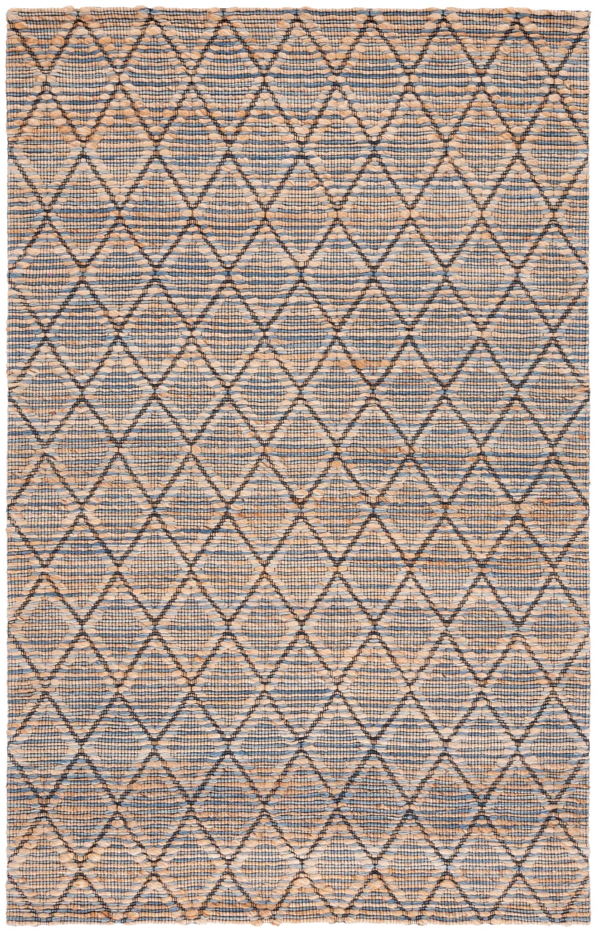 Safavieh Natural Fiber 4'-0" x 6'-0" Rug in Natural / Blue