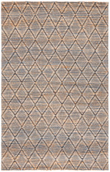 Safavieh Natural Fiber 4'-0" x 6'-0" Rug in Natural / Blue