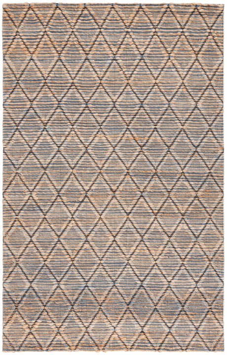 Safavieh Natural Fiber 4'-0" x 6'-0" Rug in Natural / Blue