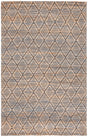 Safavieh Natural Fiber 4'-0" x 6'-0" Rug in Natural / Blue