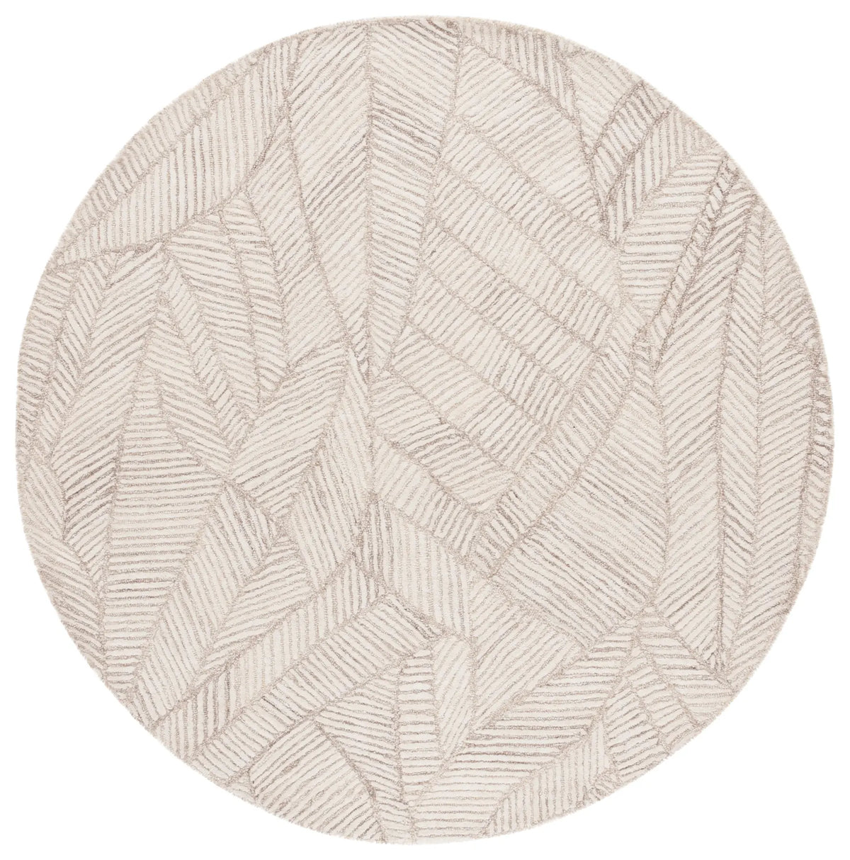 Safavieh Ebony 6'-0" x 6'-0" Rug in Beige / Ivory