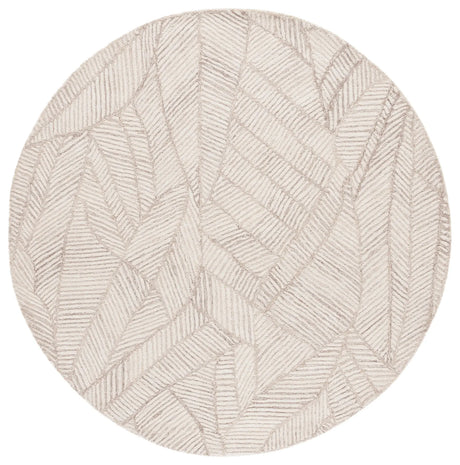 Safavieh Ebony 6'-0" x 6'-0" Rug in Beige / Ivory