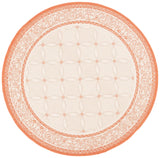 Safavieh Courtyard 6'-7" x 6'-7" Rug in Natural / Terra