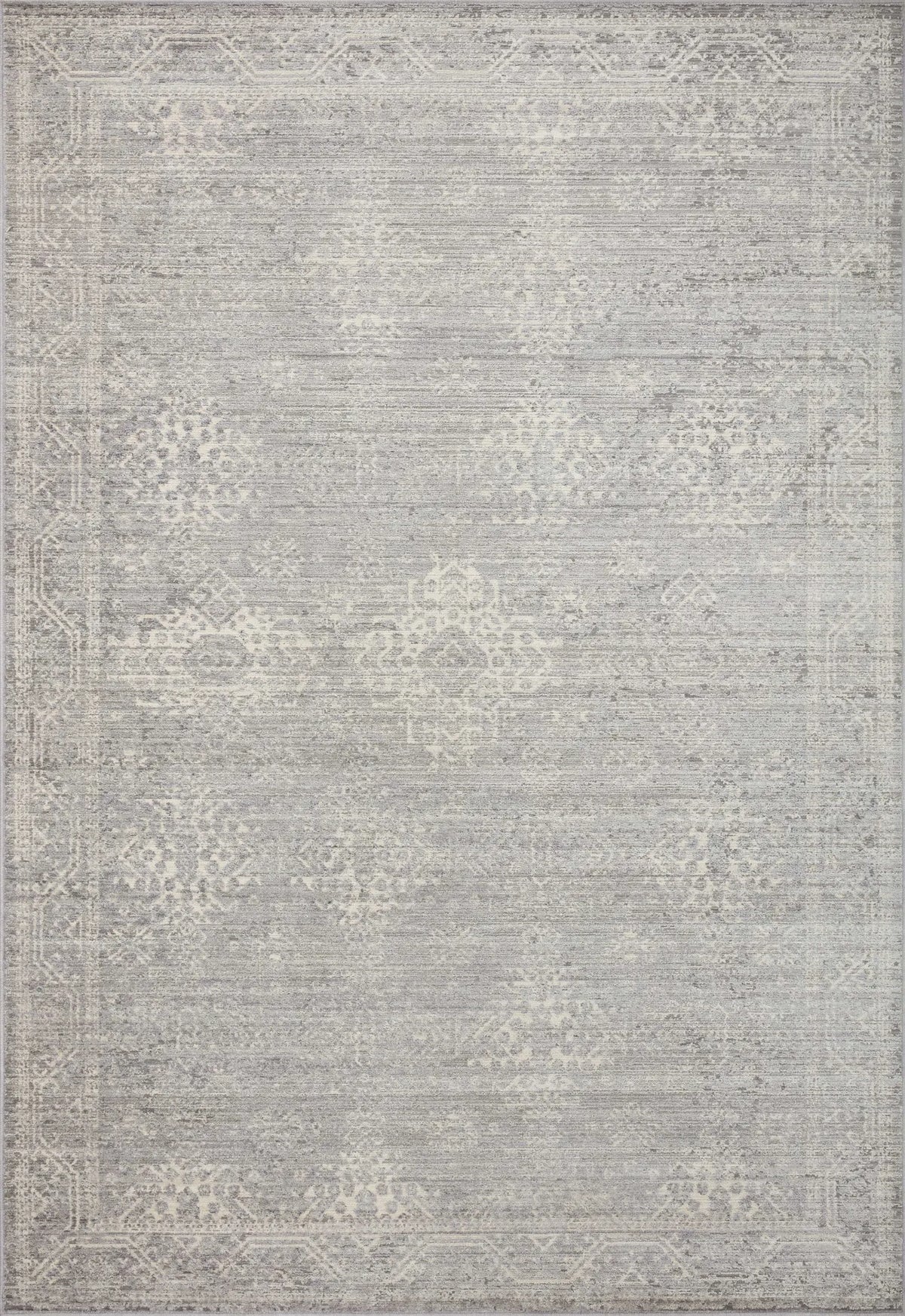 Loloi Indra Ina-02 Silver/Ivory Rug - main flat