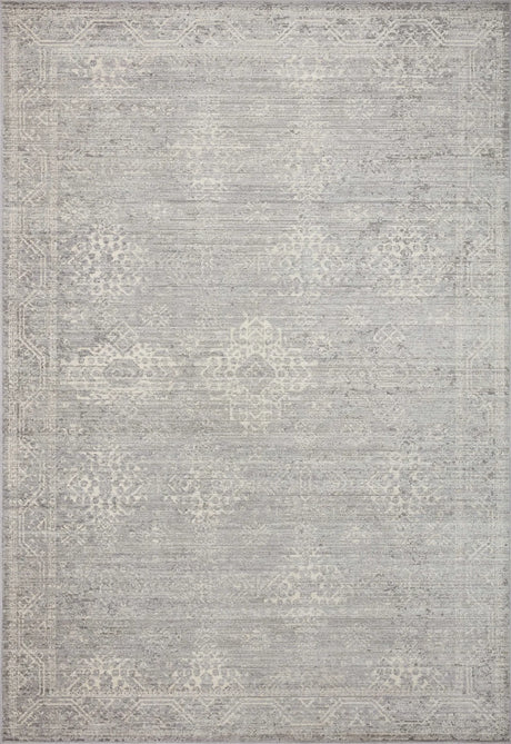 Loloi Indra Ina-02 Silver/Ivory Rug - main flat