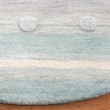 Safavieh Safavieh Kids 5'-0" x 5'-0" Rug in Aqua / Ivory