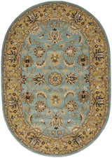 Safavieh Heritage 4'-6" x 6'-6" Rug in Blue / Gold