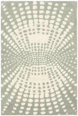 Safavieh Soho 2'-0" x 3'-0" Rug in Blue / Ivory