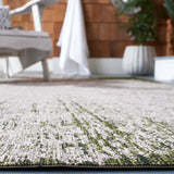 Safavieh Courtyard 4'-0" x 5'-7" Rug in Beige / Dark Green