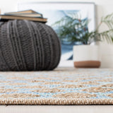 Safavieh Cape Cod 5'-0" x 8'-0" Rug in Blue / Natural