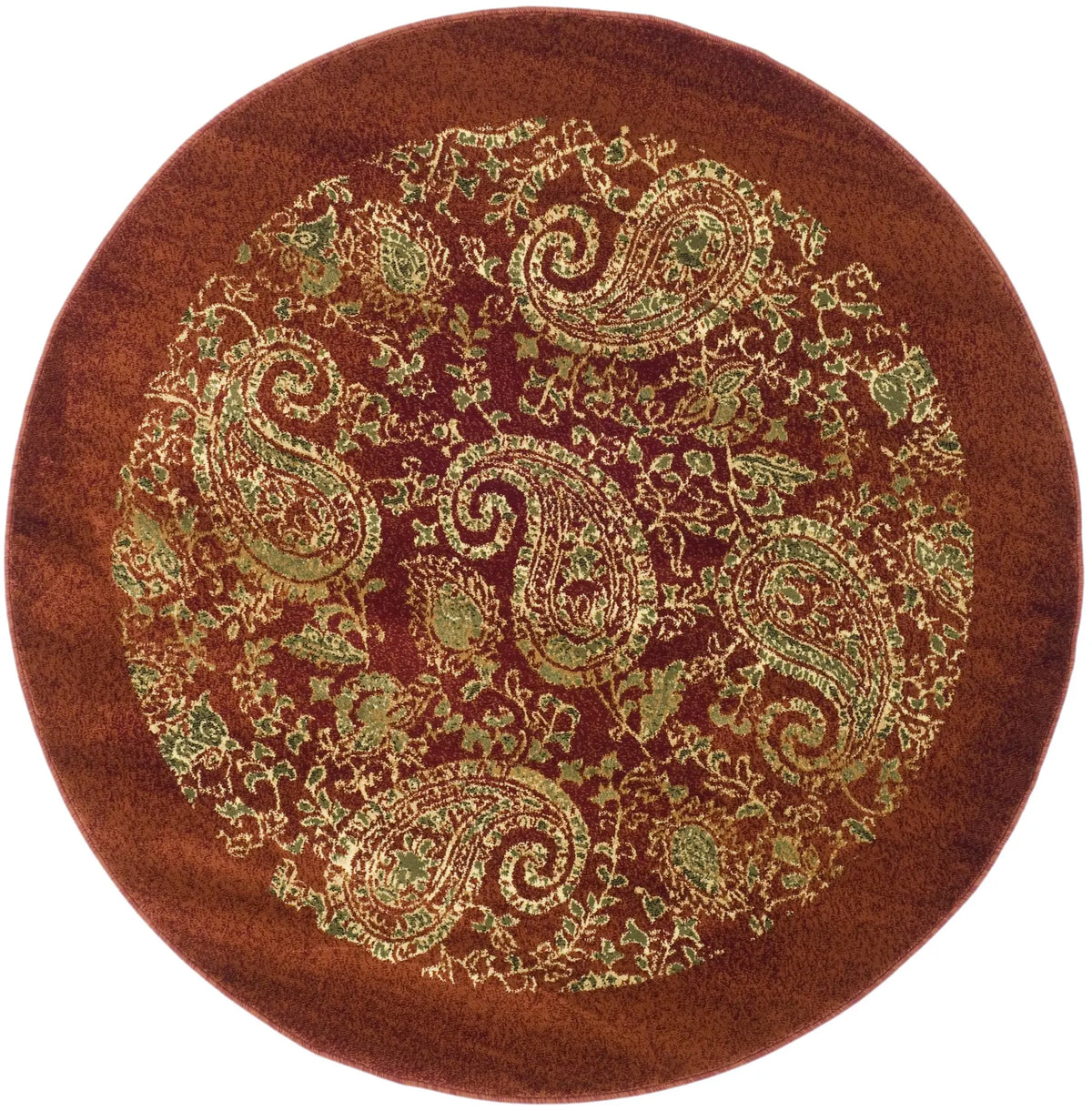 Safavieh Lyndhurst 5'-3" x 5'-3" Rug in Red / Multi