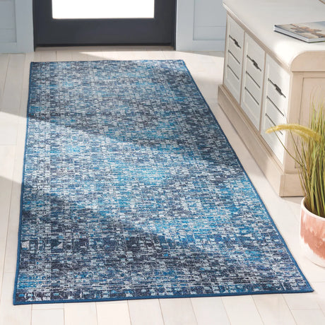 Safavieh Tucson 2'-6" x 10'-0" Rug in Blue / Grey