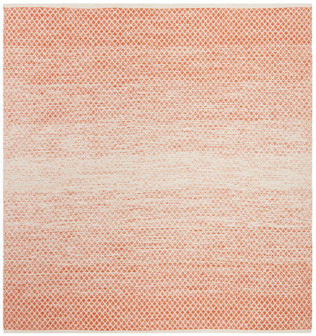 Safavieh Montauk 6'-0" x 6'-0" Rug in Orange / Ivory