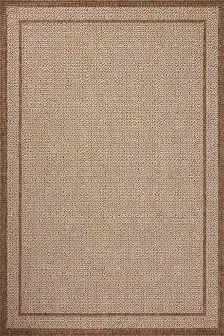 Loloi Merrick Mer-05 Chestnut/Oatmeal Rug - main flat